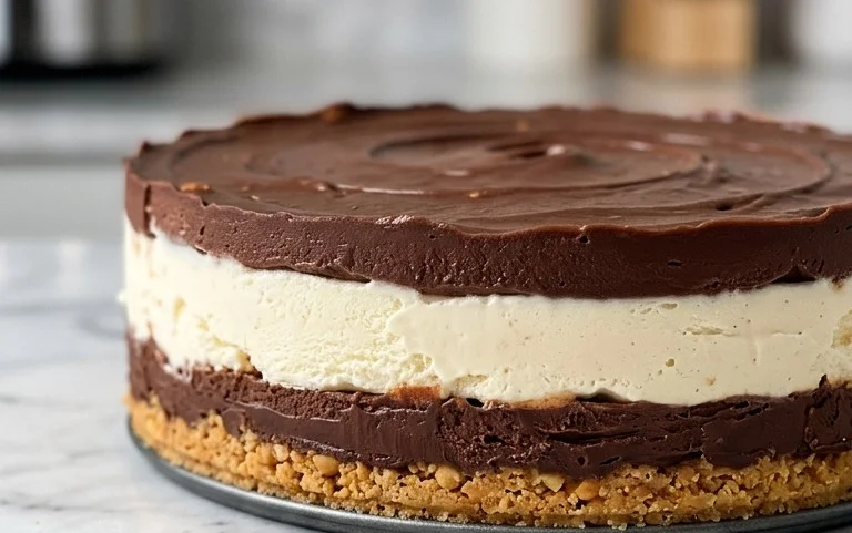 Buster Bar Ice Cream Cake