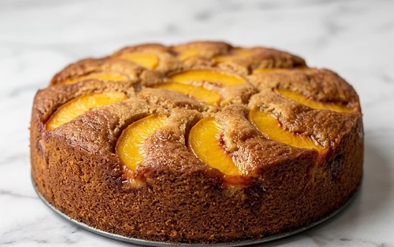 Brown Sugar Peach Cake