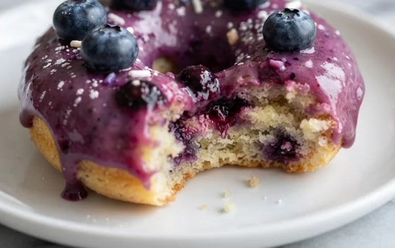 Blueberry Cake Donuts