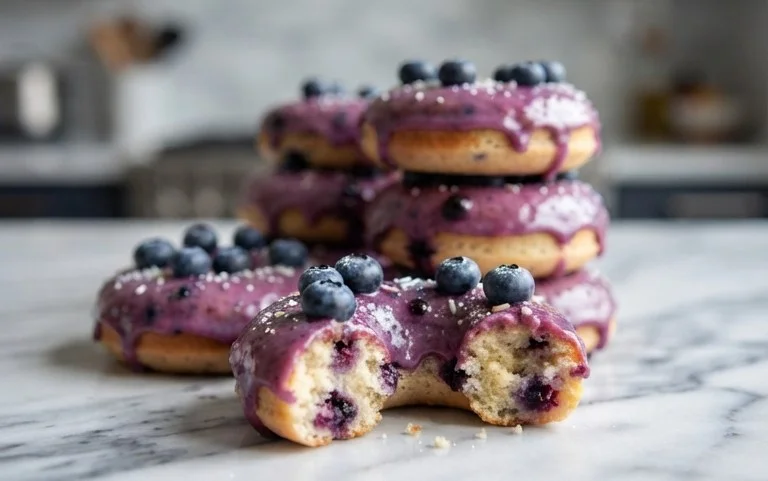 Blueberry Cake Donuts