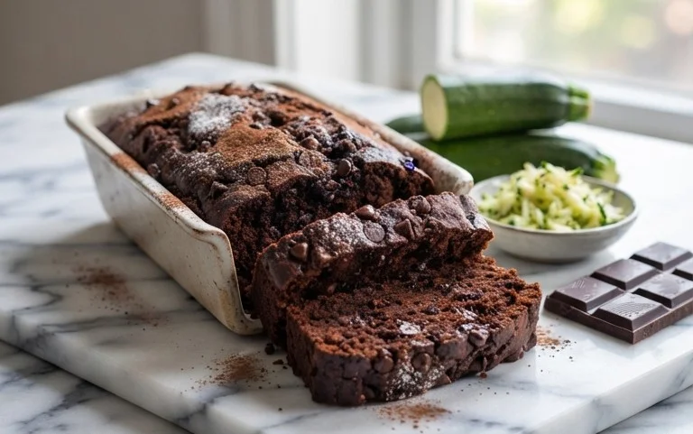 Double Dark Chocolate Zucchini Bread