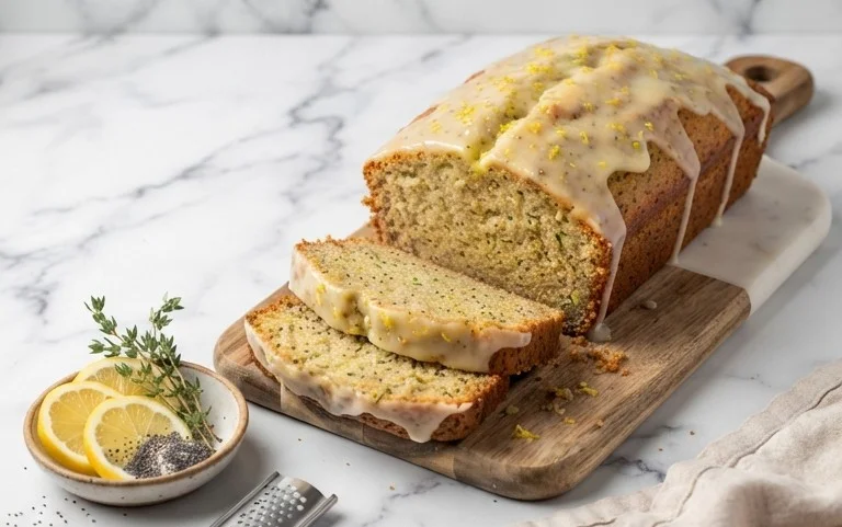 Easy Lemon Poppy Seed Zucchini Bread