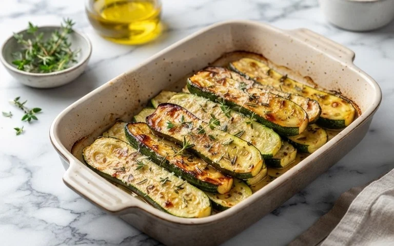 Simple Herb-Infused Roasted Zucchini Recipe